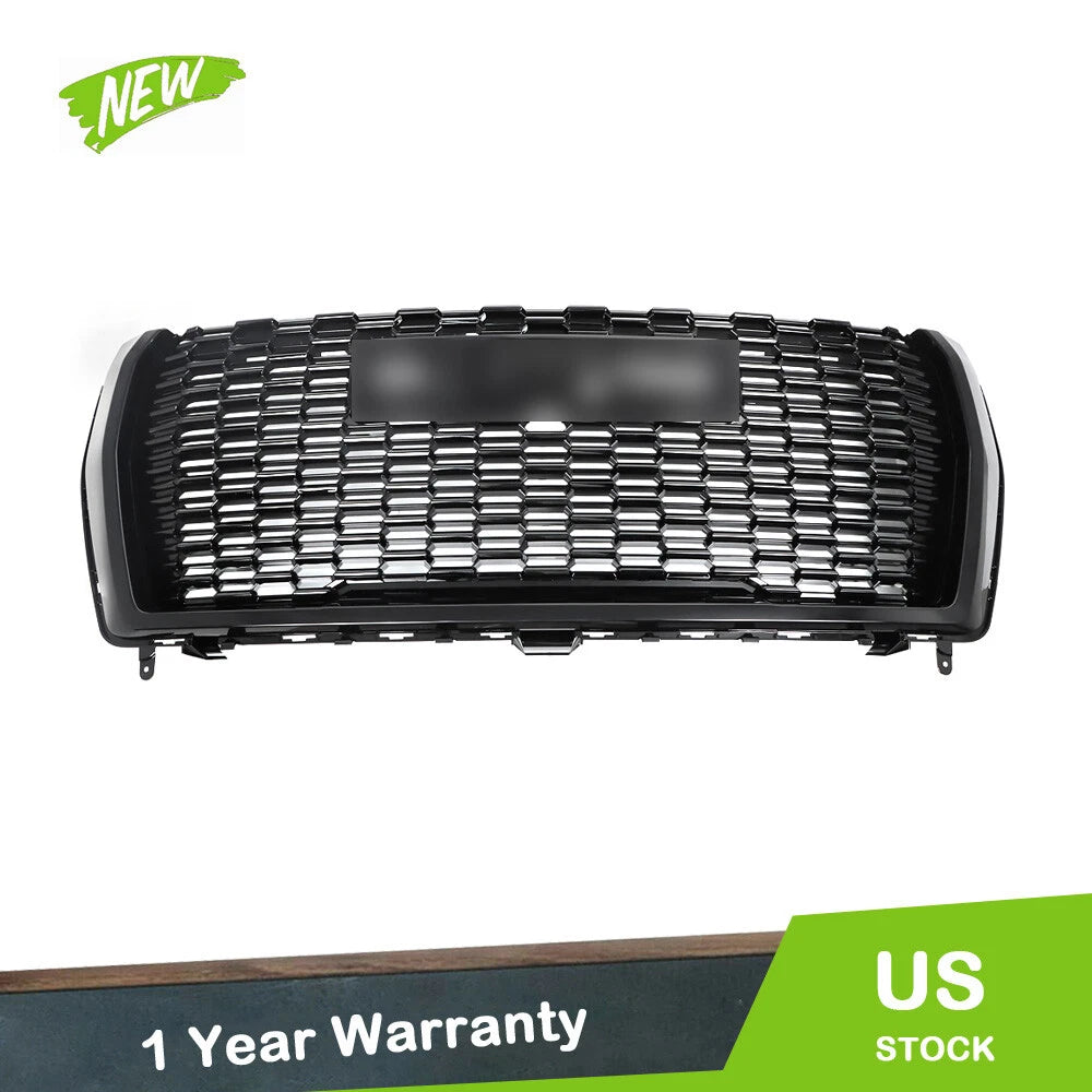 Front Bumper Grille for GMC Yukon/Yukon XL (2021–2022) Black Plastic
