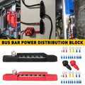 2Pc 12 Way Bus Bar Block Terminal for Car Boat Marine (12V DC 180A)