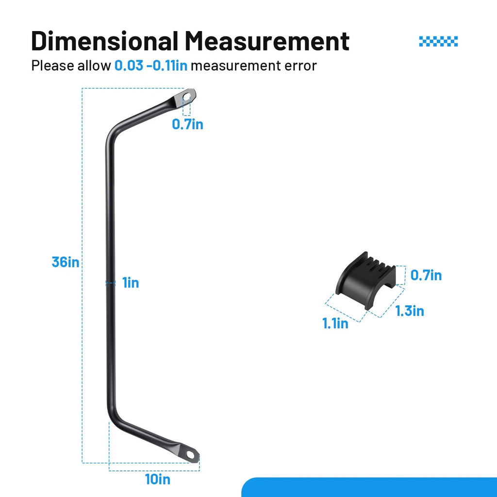 Sway Bar Rear Suspension Stabilizer for Polaris Ranger XP 1000 (2019–2024) 5341248-458