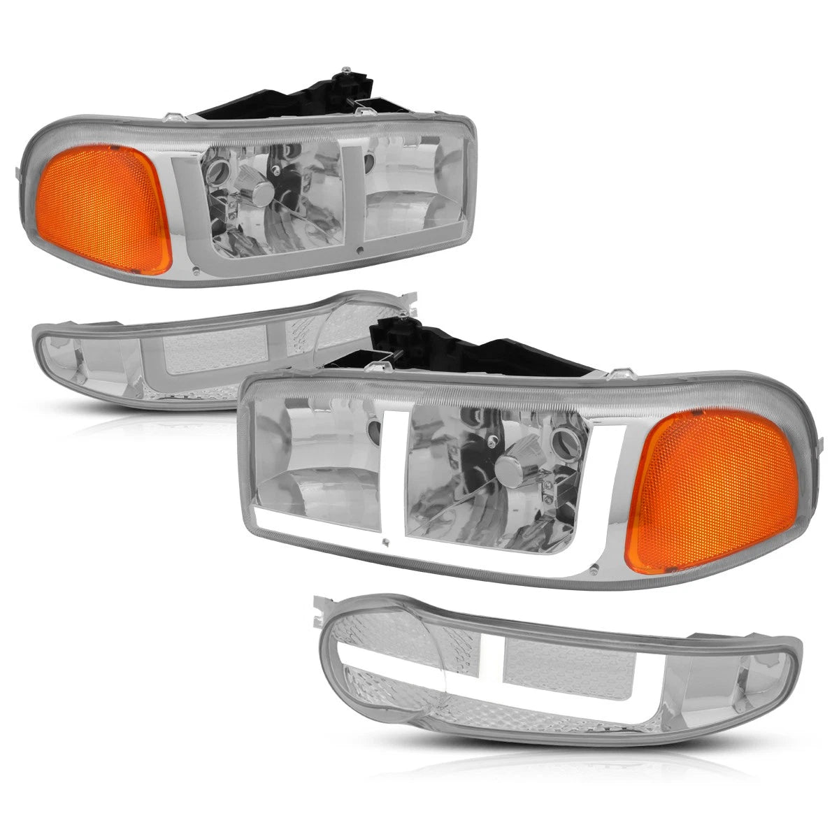 Projector Headlights for Nissan Murano (2009–2014) Black Housing