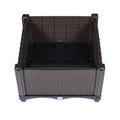 Garden Bed Outdoor Planter Box for Flowers Plants Herbs Vegetables PP