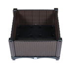 Garden Bed Outdoor Planter Box for Flowers Plants Herbs Vegetables PP