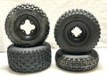 ITP Holeshot Tires + DWT A5 Black Rims for LTR450 LTZ400 KFX450R KFX400 (2006–2014)