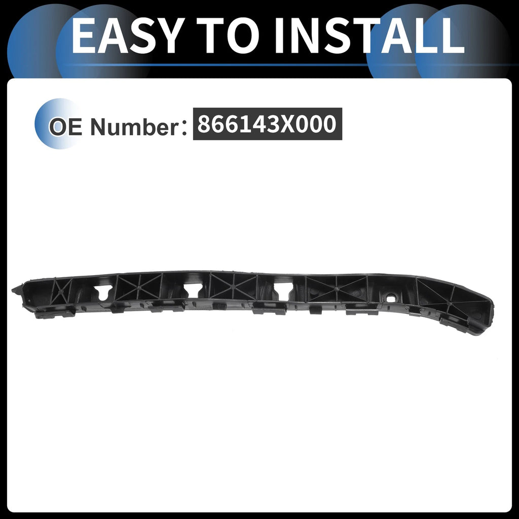 Right Rear Bumper Retainer Bracket No. 866143X000 for Hyundai Elantra (2011–2016)