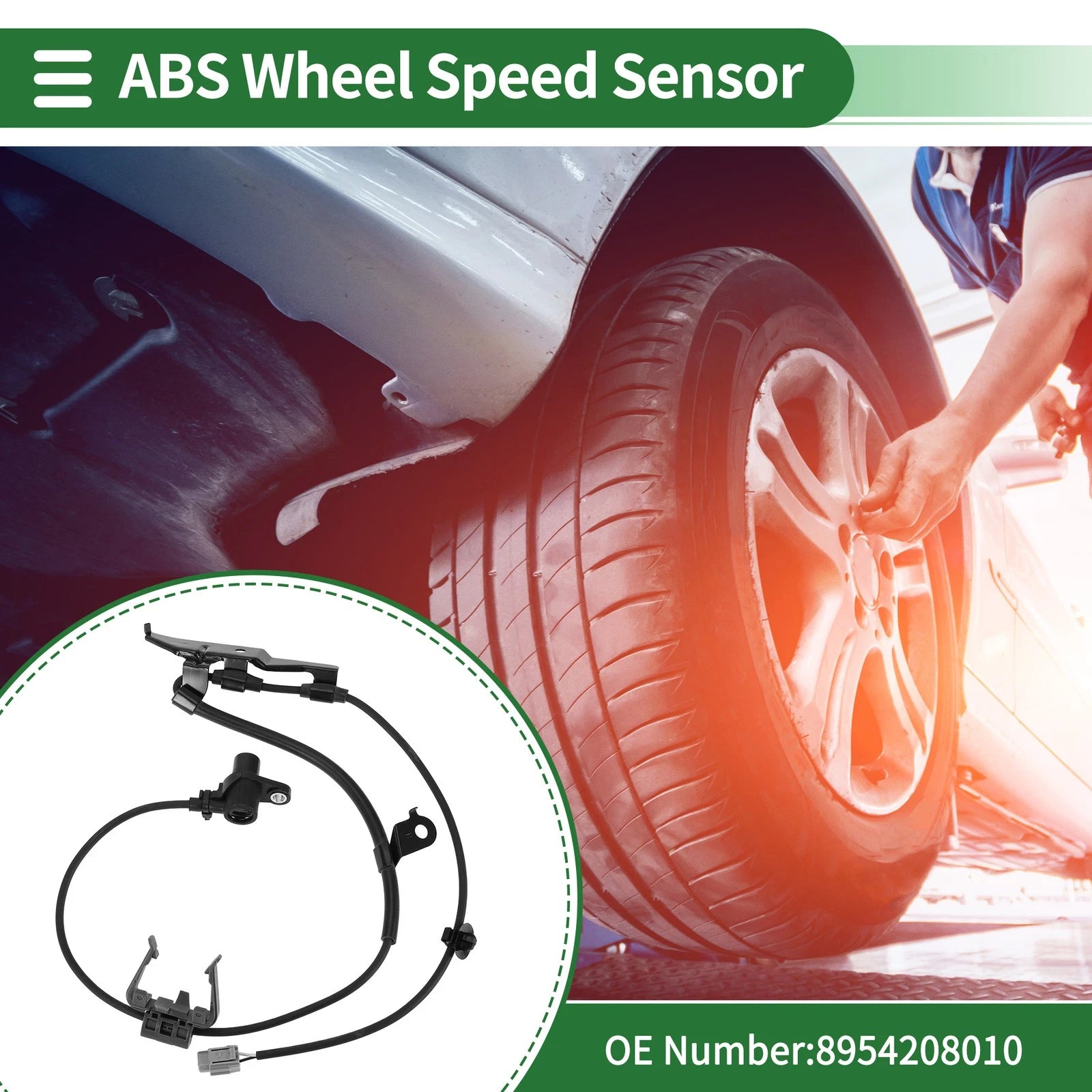 ABS Wheel Speed Sensor No. 8954208010 for Toyota Sienna (2004–2010)
