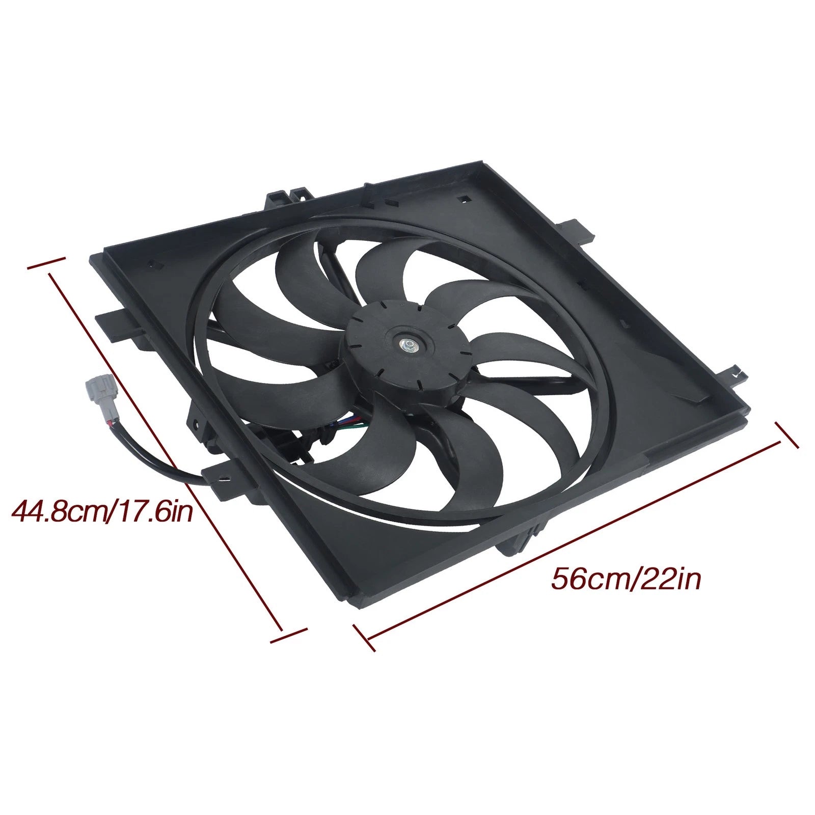 Radiator Cooling Fan Assembly with Shroud for Nissan (2012–2019)
