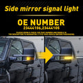 Tow Side Mirror Signal Light Switchback LED for Chevy Silverado GMC Sierra (2014–2018)