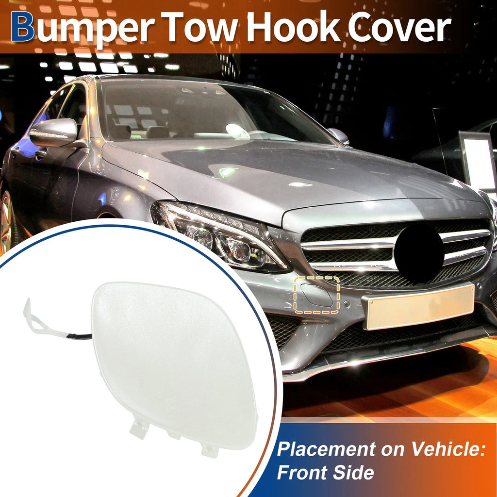 Tow Hook Cover for Mercedes-Benz (A2058850024) (Diamond White)