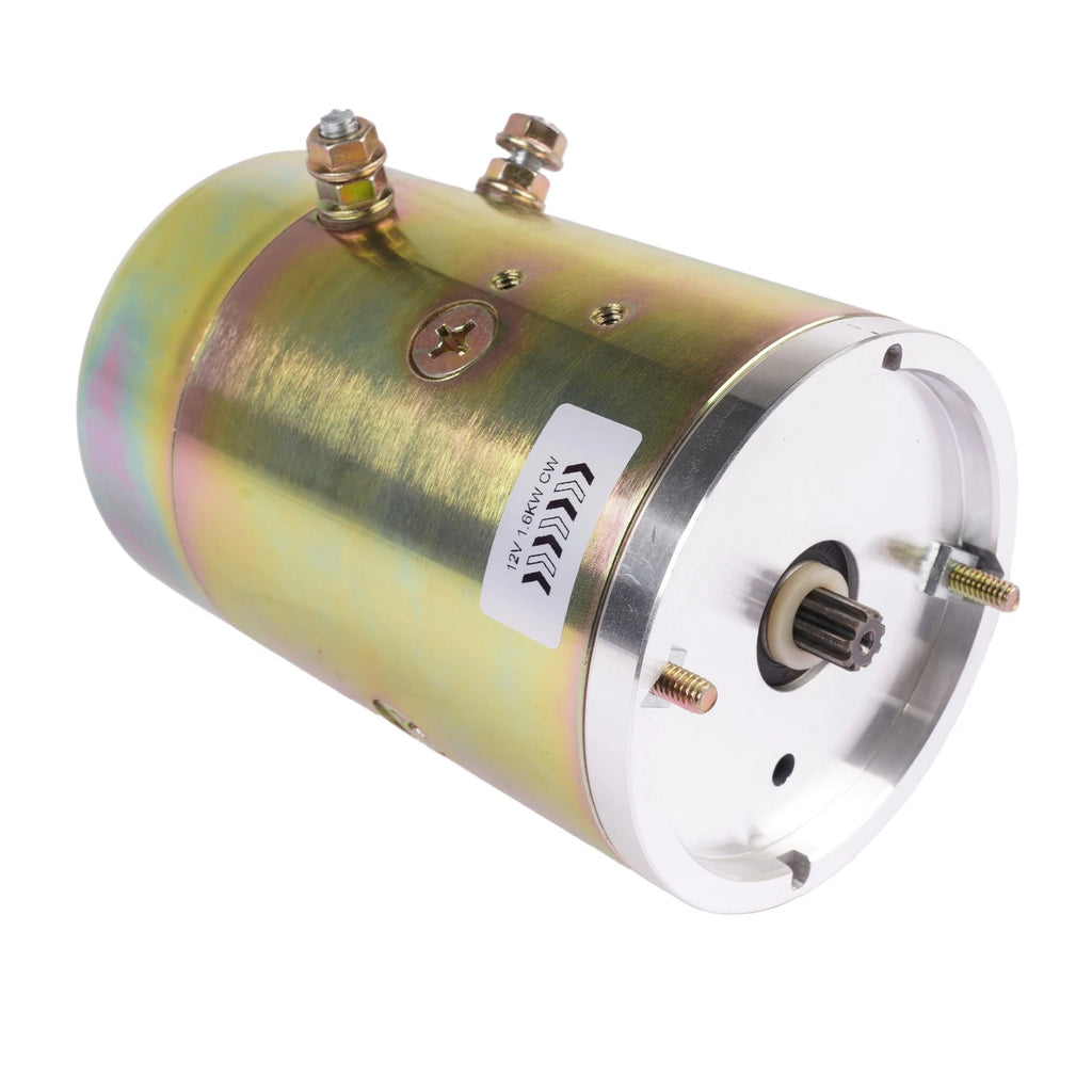 12V DC Hydraulic Motor 9T Male Spline IP65 Waterproof for Hydraulic Power