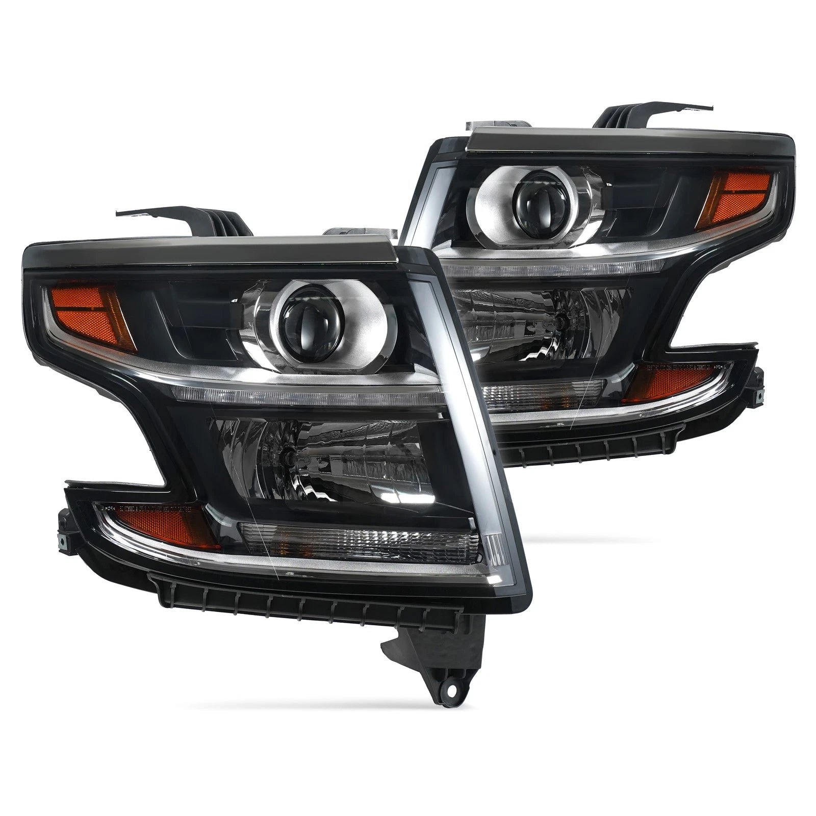 HID Headlight Set for Chevy Tahoe/Suburban (2015–2020) w/Bulb & Ballast