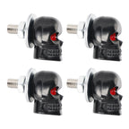 4X Skull License Plate Bolt Screw for Motorcycle Chopper Bobber (Custom)