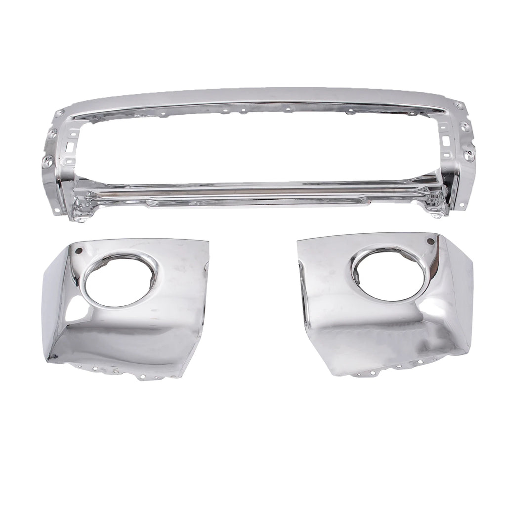 Front Bumper Cover for Toyota Tundra (2007–2013) Chrome, W/Sensor Hole