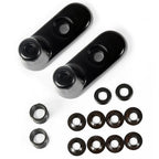 2X Sun Visor Repair Kit for Jeep Wrangler (2003–2006) Aluminum 924-532