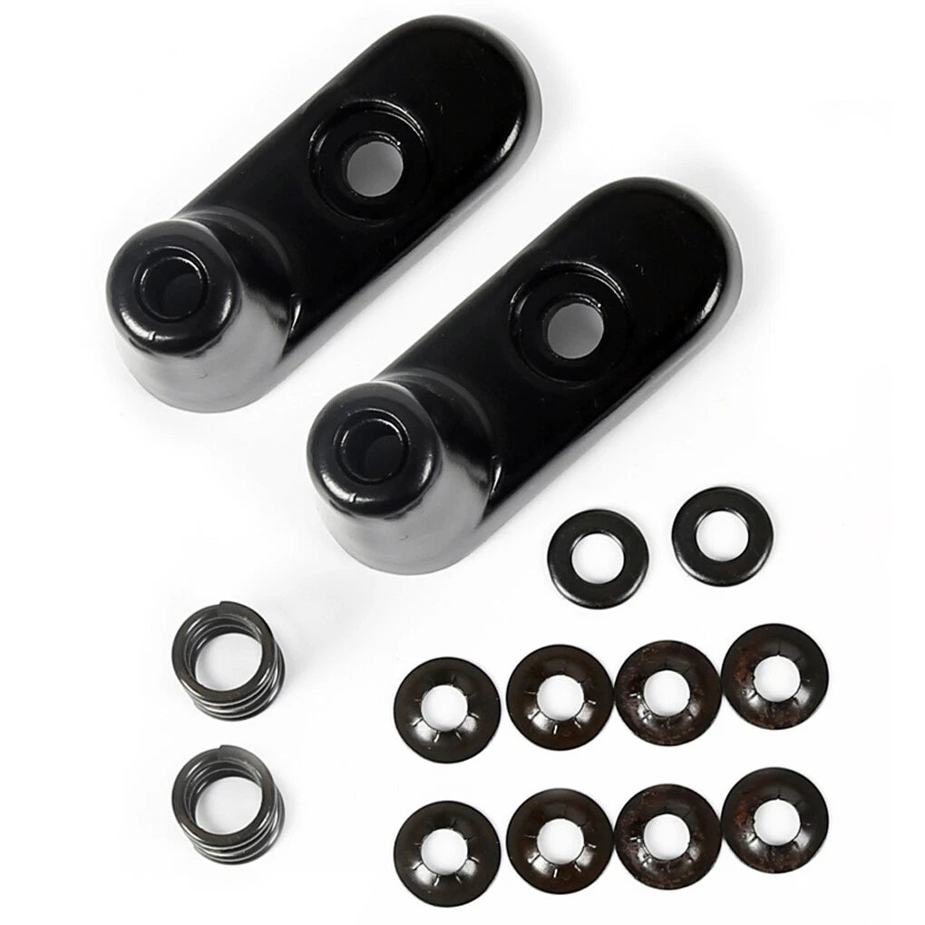 2X Sun Visor Repair Kit for Jeep Wrangler (2003–2006) Aluminum 924-532