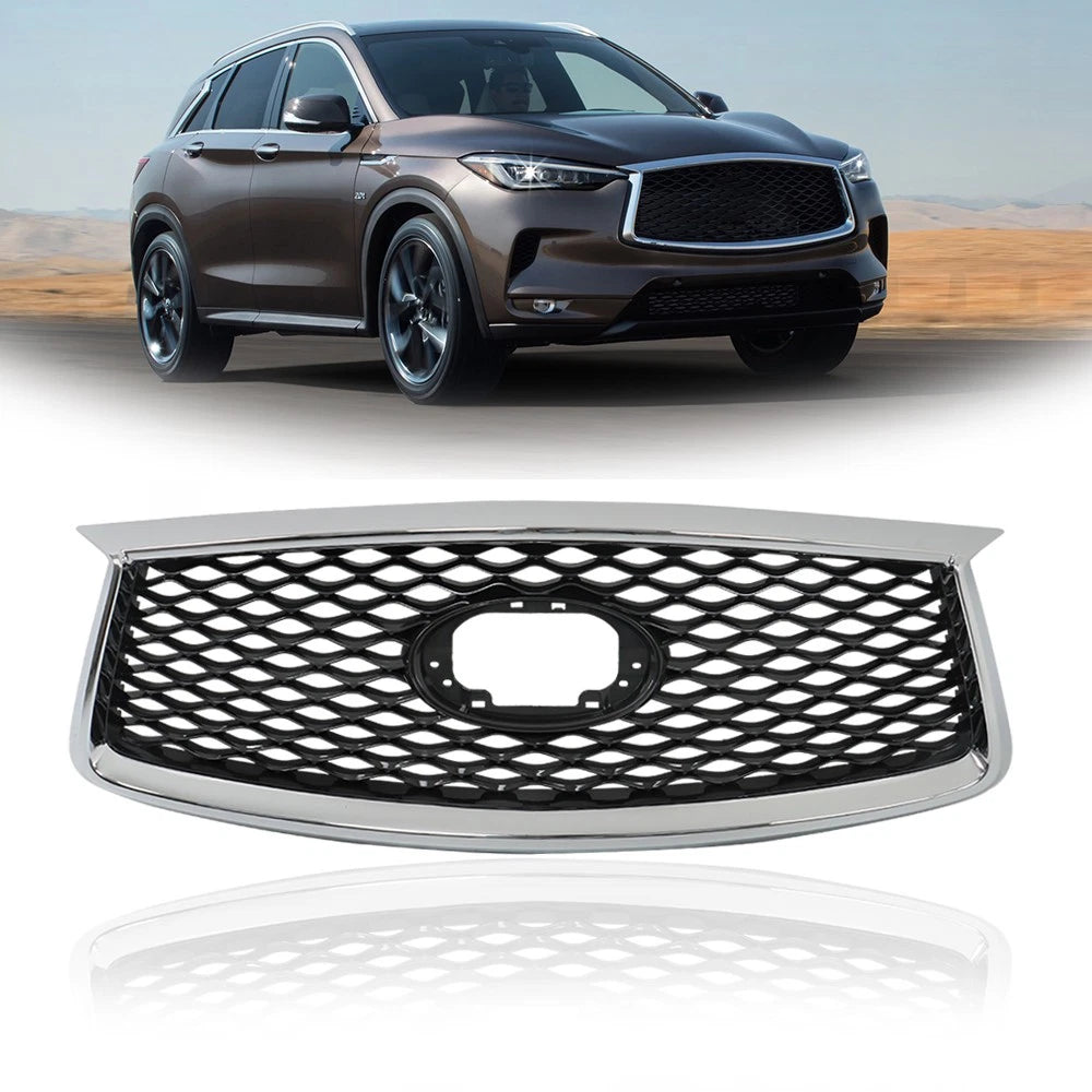 Chrome Front Upper Grille for Infiniti QX50 (2019–2023)