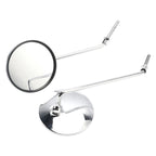 Mirror Pair LH & RH 8mm for Honda C50 C65 C70 C90 CM91 CT70 S90 CL90 CB100 (1960–1980)