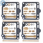 Set of 4 Carburetor Repair Kits for Suzuki GS650E GS650G GS650GL (1983–1989)