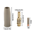 Nozzle Set of 14 for Efficient Welding