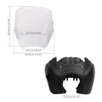 Front Fairing & 15" Windshield for Harley Dyna Fat Bob Low Rider (2008–2017)