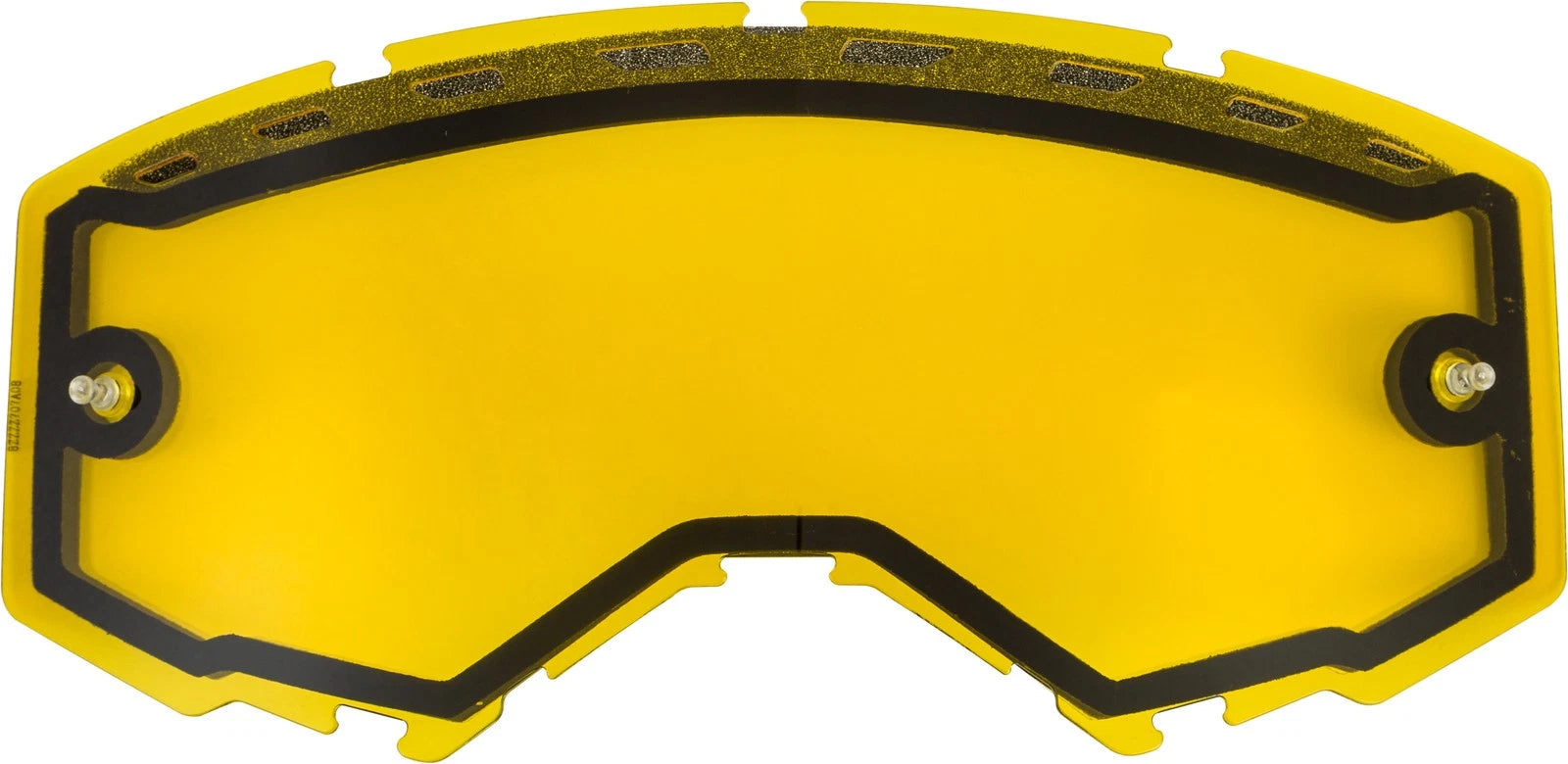 Dual Lens with Vents for Fly Racing Snow Goggles (FLB-029) - Yellow