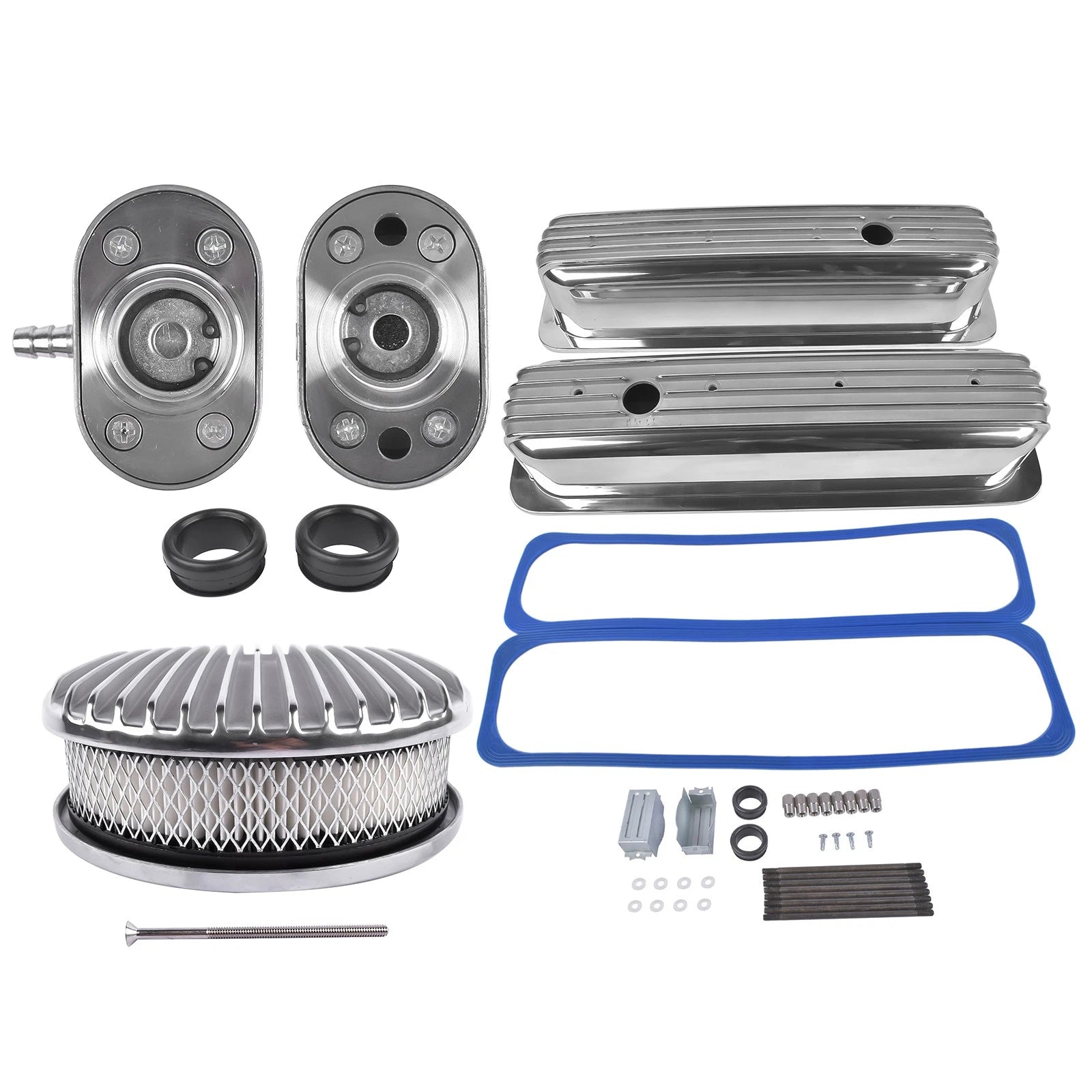 12" Air Cleaner Dress Up Kit for Chevy Small Block 327 350 (1969–1986)