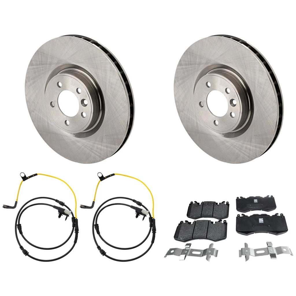 Front Brake Disc Rotors and Pads Kit for Land Rover Range Rover (2016)