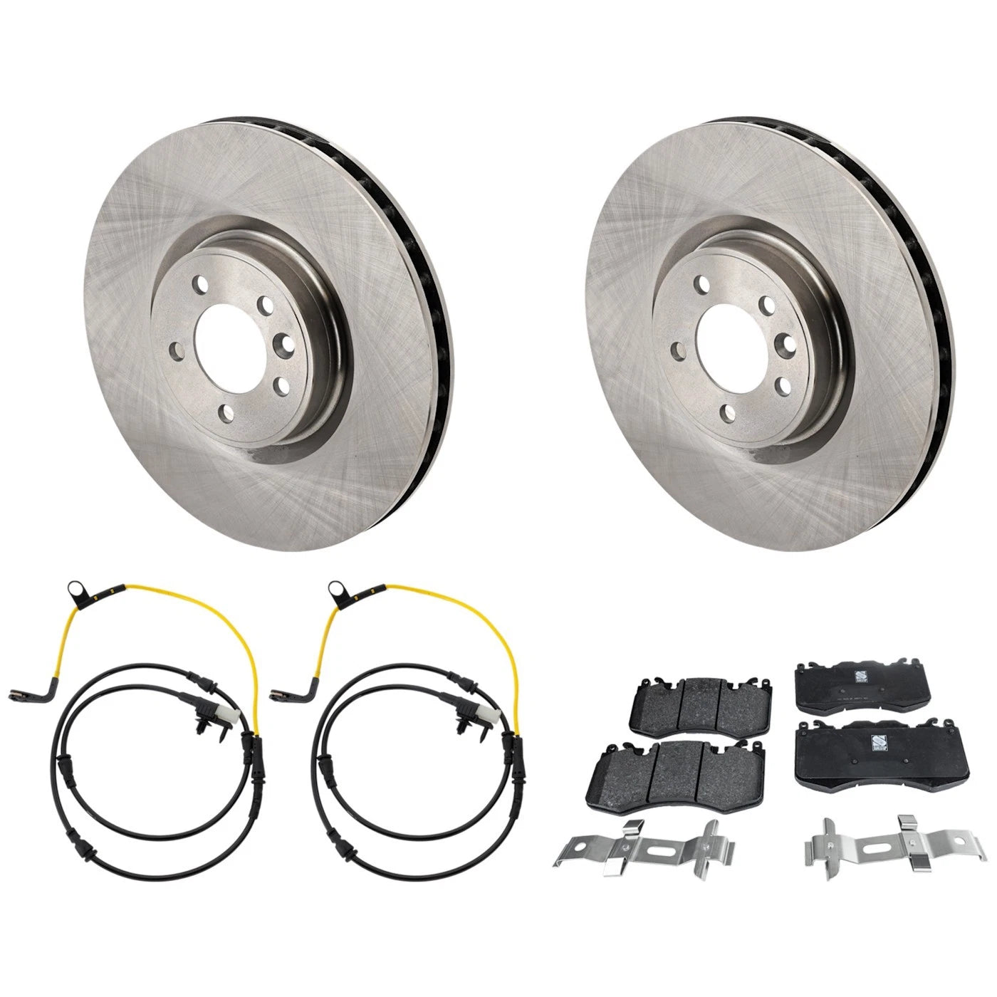 Front Brake Disc Rotors and Pads Kit for Land Rover Range Rover (2016)