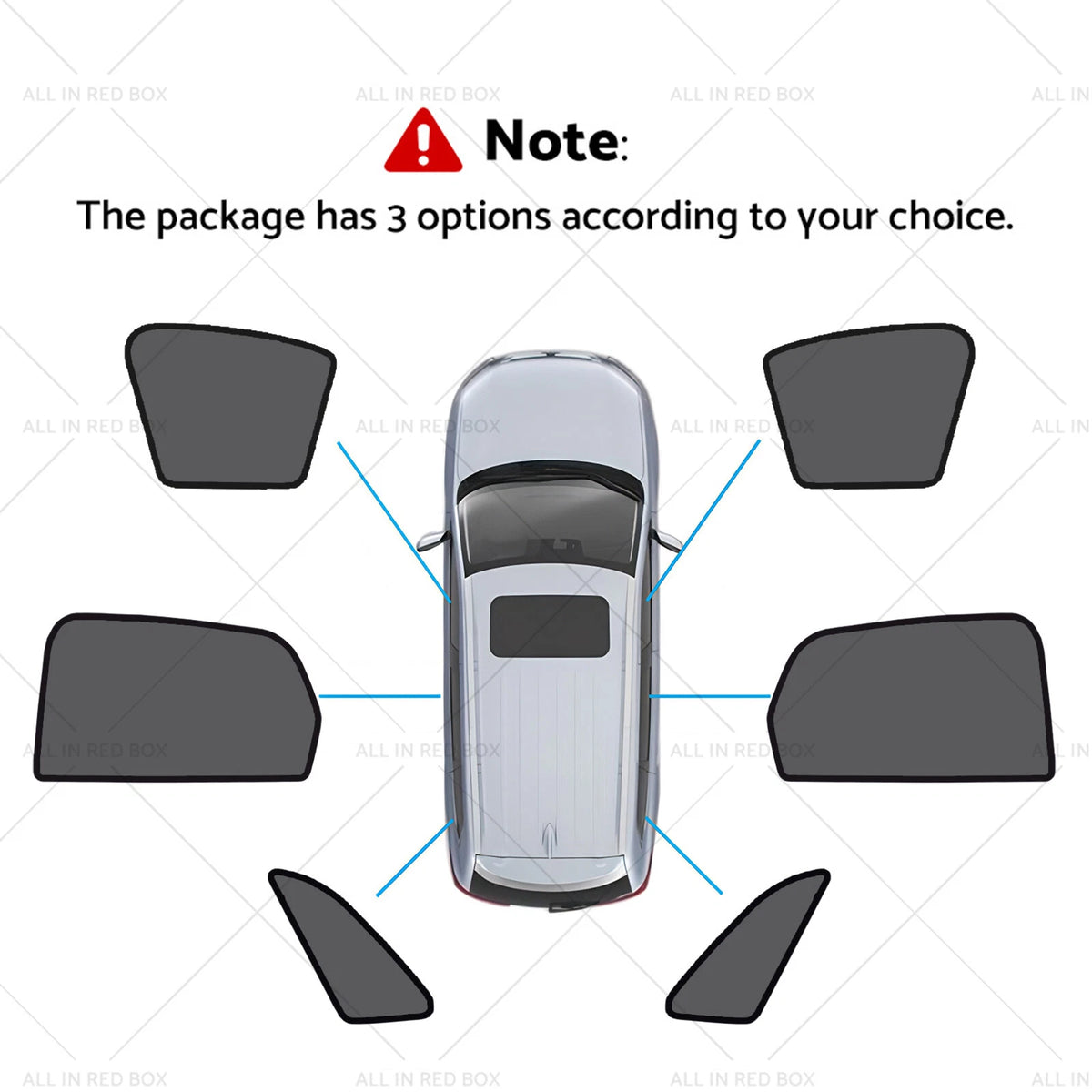 Magnetic Mesh Sun Blind Shades for Audi Q3 RS Q3 (2019–2025)