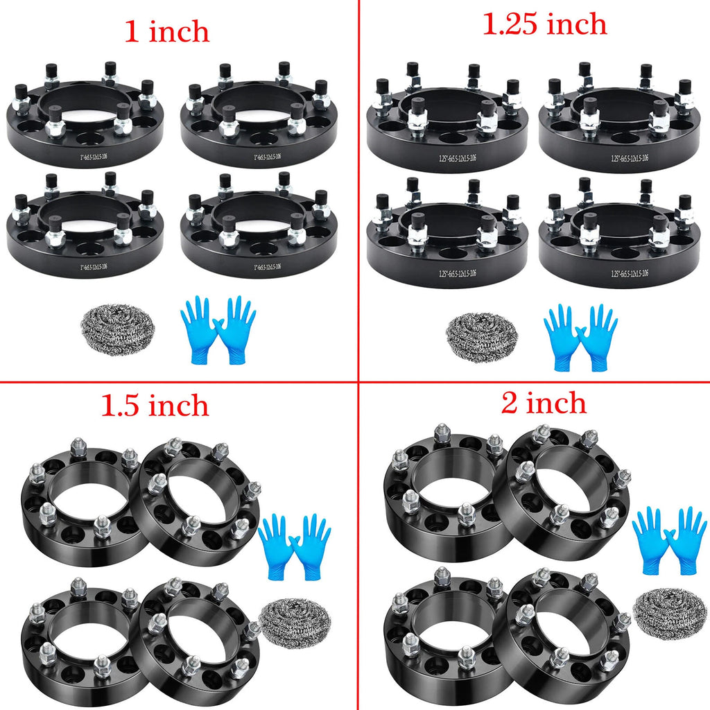 4PCS Hubcentric Wheel Spacers for Toyota Tacoma 4Runner (2005–2024)