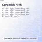 Replacement Radiator for Toyota Tacoma (2016–2023) Heavy Duty Plastic Aluminum
