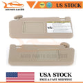 Sun Visor Pair for Toyota Tacoma (2006) - Tan Beige