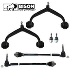 8pc Front Upper Control Arms & Tie Rod Ends Kit for Chevy GMC
