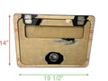 Marine Storage Box with Gemlux Latch for Universal Use (19.5in x 14in)