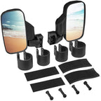 UTV Rear View Mirrors for Polaris RZR Ranger XP (1.75" - 2" Clamp)