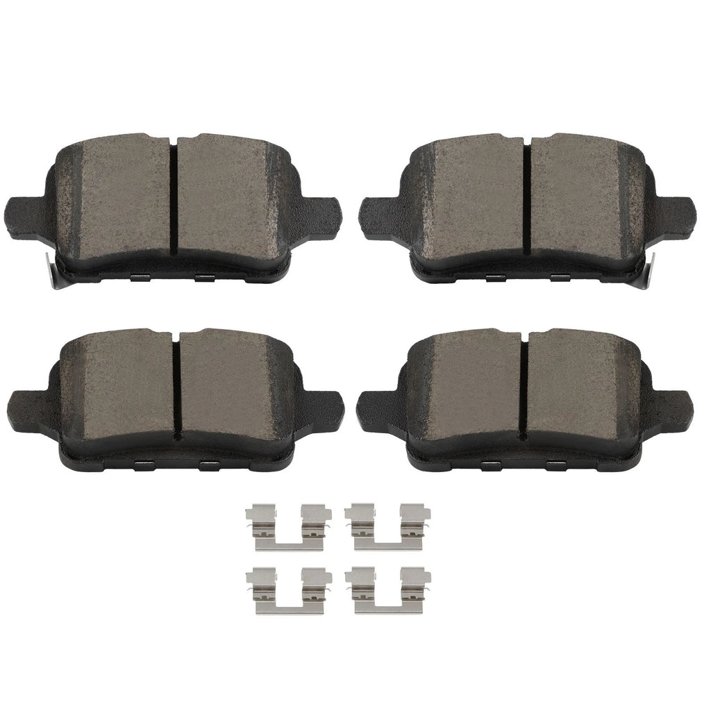 Set of 4 Rear Brake Ceramic Pads for Buick Regal (2019–2020) & Chevrolet Equinox (2018–2021)
