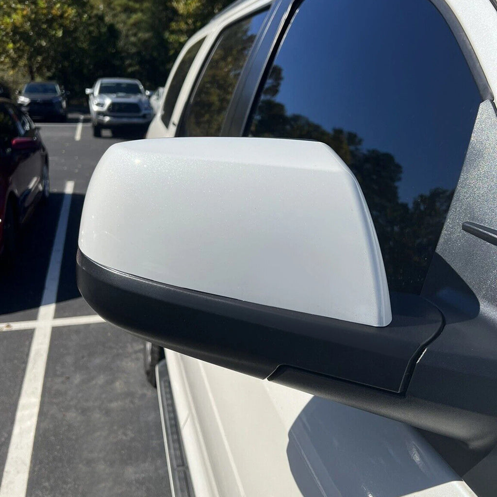 Replacement White Mirror Caps for Toyota Tundra Sequoia (2011–2019)