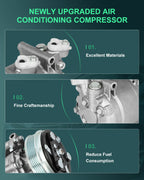 A/C Compressor for Honda Fit 1.5L (2009–2013)