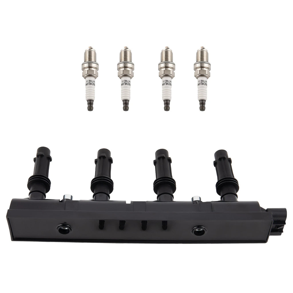 Ignition Coil & 4 Spark Plugs for Buick Encore (2013–2020) UF669 XP3922