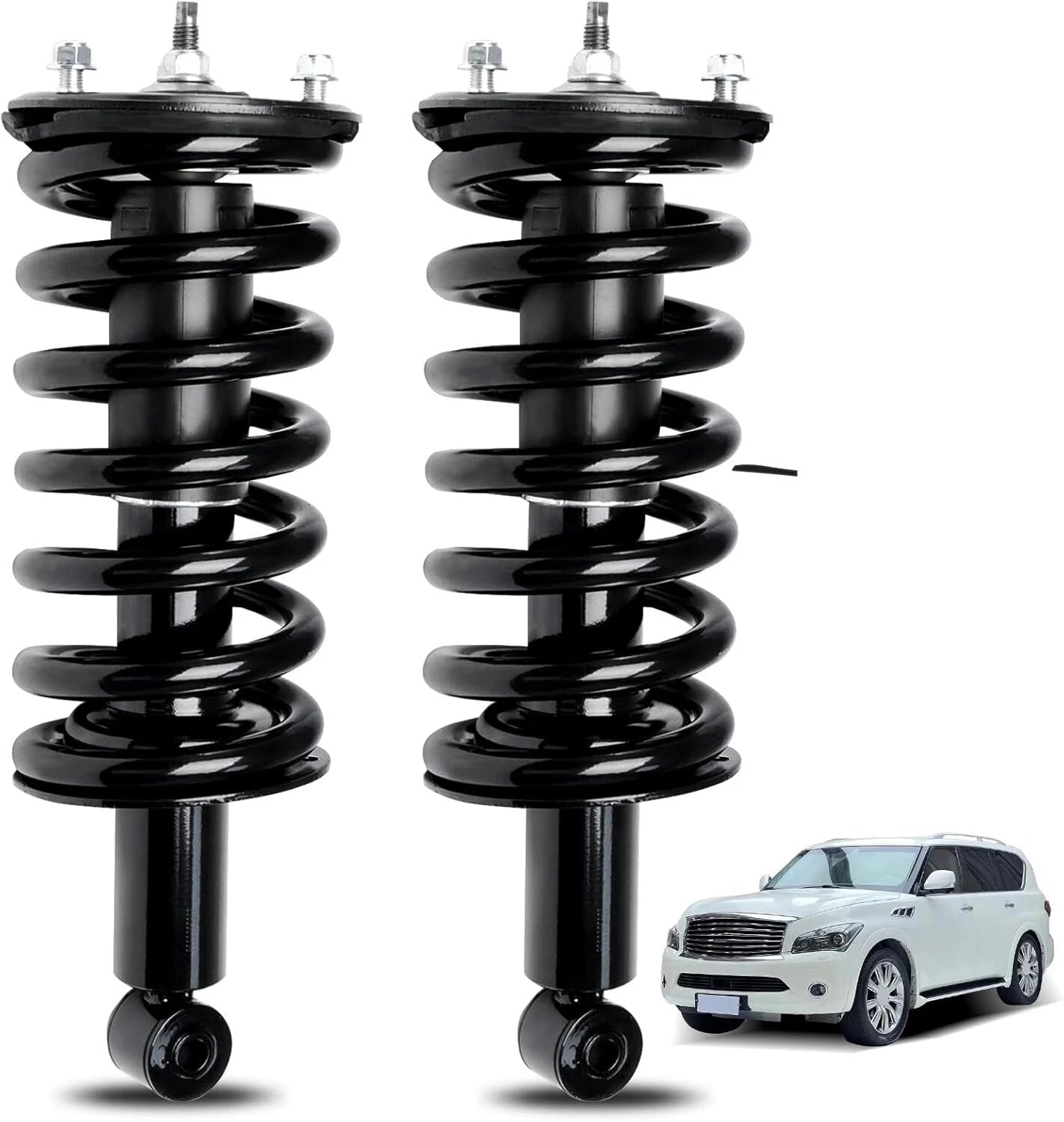 Front Pair Struts Shocks Assembly for Infiniti QX56 (2004–2010)