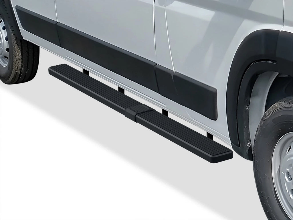 Set of 2 Running Boards for Ram ProMaster (2014–2026) Black 5in