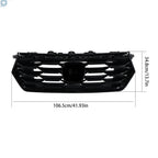 Front Bumper Grille with Chrome Trim for Honda Pilot (2023–2025)