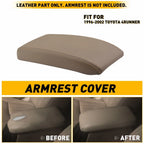 Console Lid Armrest Vinyl Cover for Toyota 4Runner (1996–2002) Dark Tan