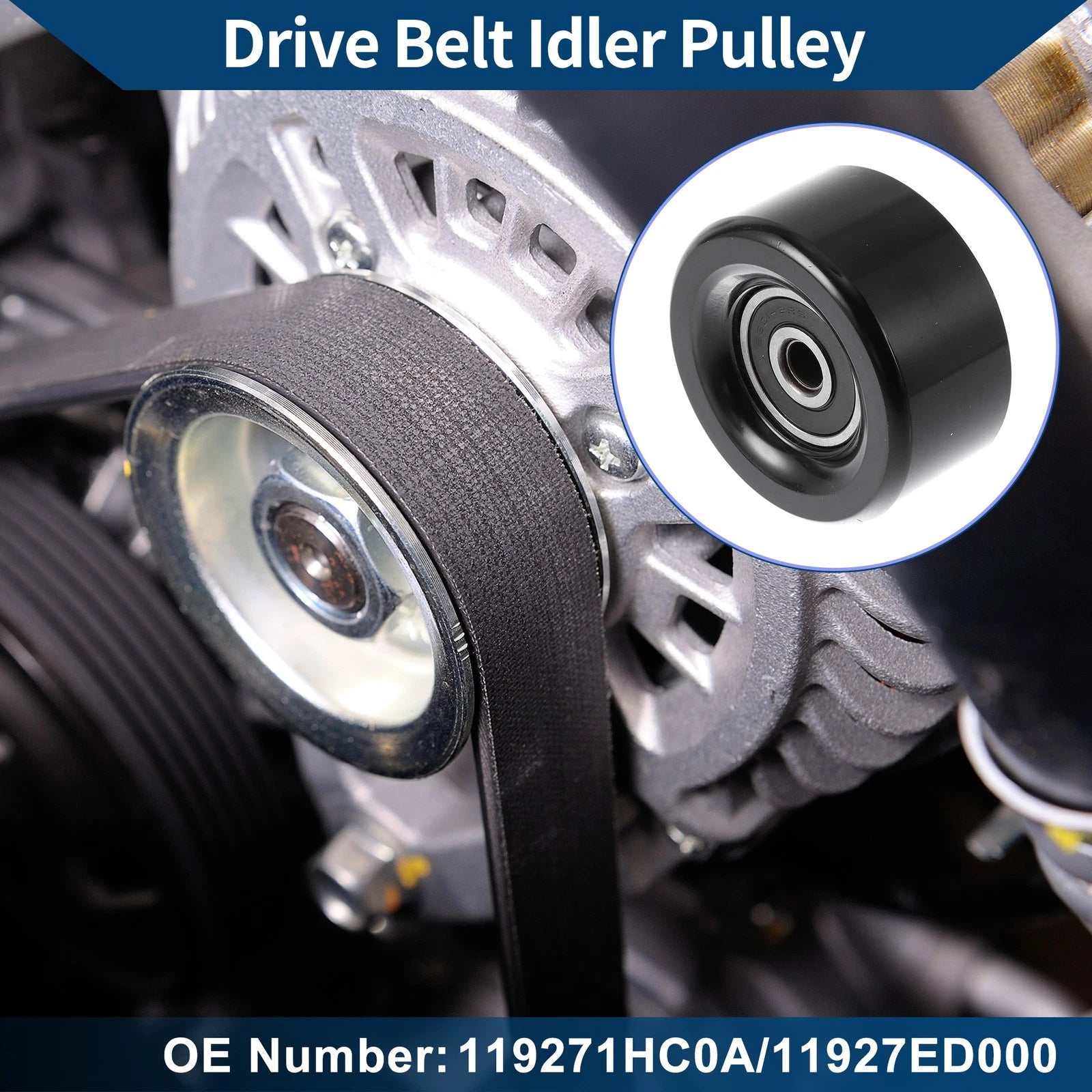 Drive Belt Idler Pulley for Toyota Highlander (2008–2019) No.119271HC0A