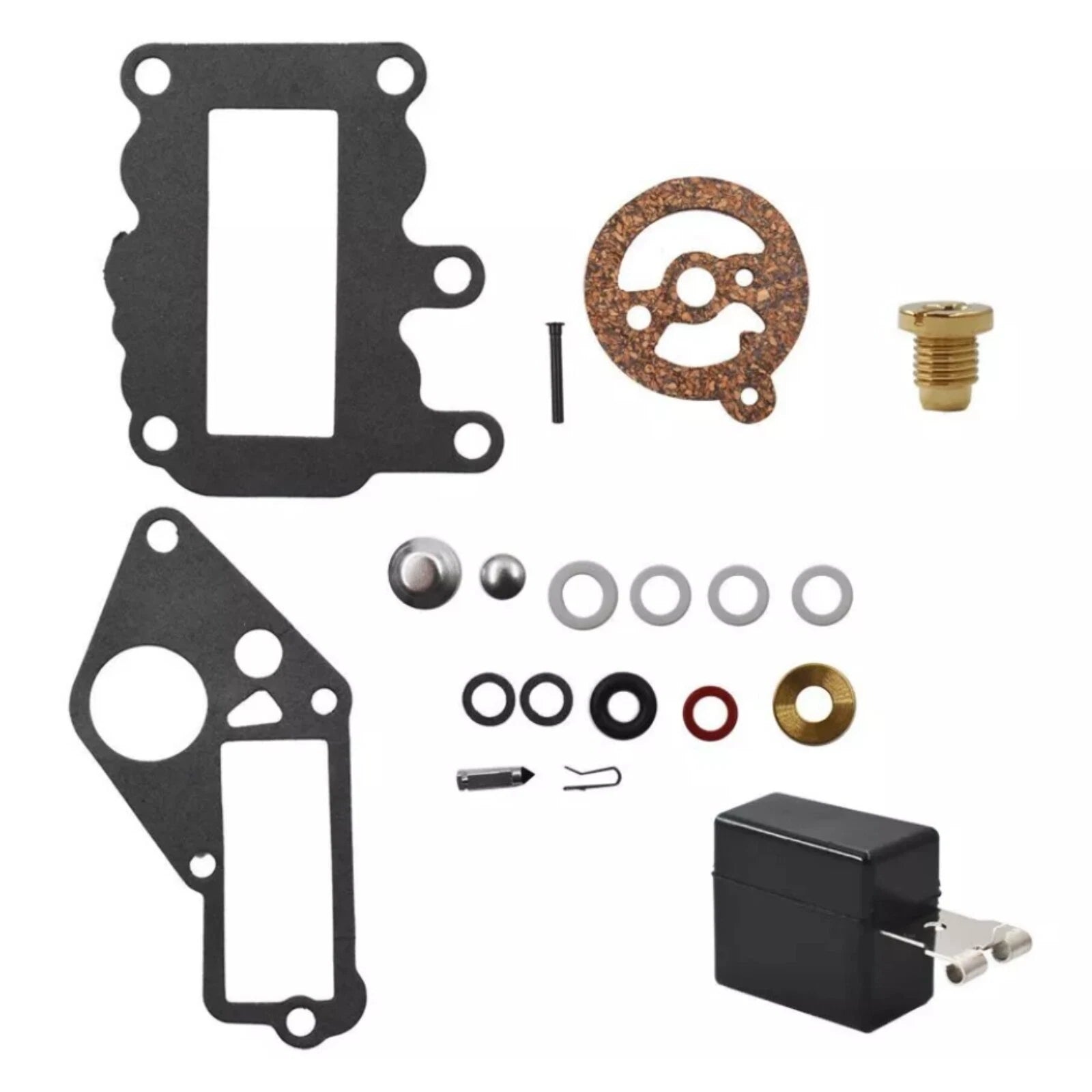 Carb Kit with Float for Johnson Evinrude Outboard 9.5 (OE 382048)