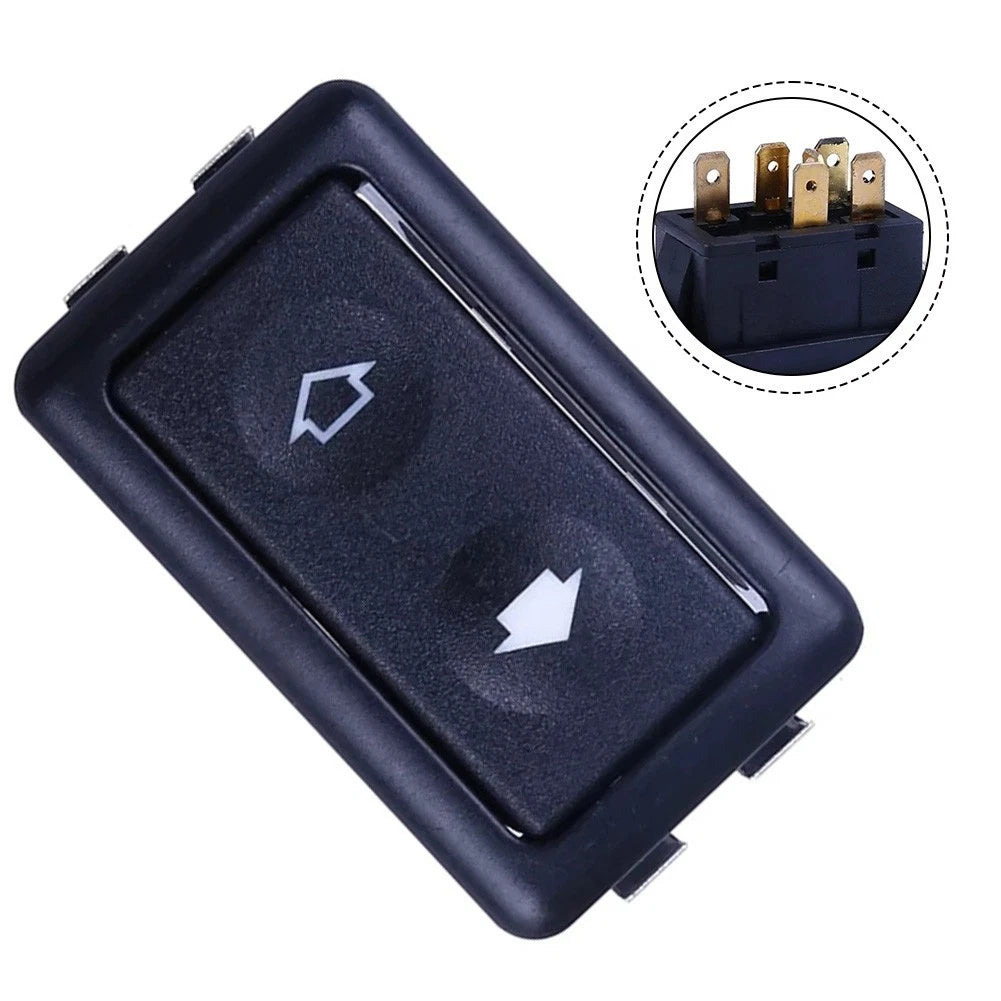 6pin Electric Window Switch Button Cover for Car (12V-24V)