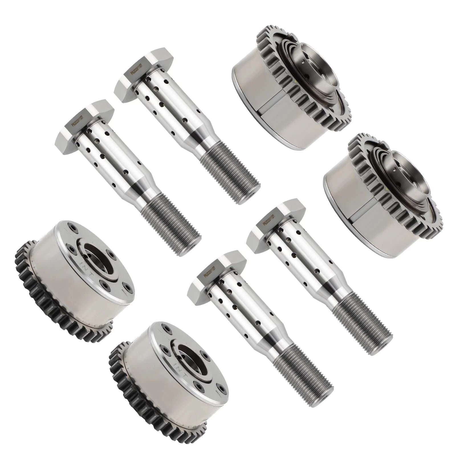Set of 4 VVT Camshaft Gears & Oil Control Valves for Dodge Jeep 3.6L V6 (2011–2020)