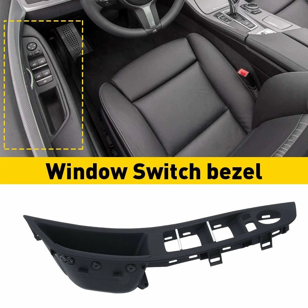 Door Switch Panel Handle Pull Inner Trim Left for BMW 520i 528i (2010–2017)