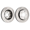 Set of 2 Front Vented Disc Brake Rotors for Jeep Wrangler JK (2007–2018)