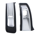 Fog Light Cover Set for Ford Flex (2013–2017) Left + Right Black Plastic