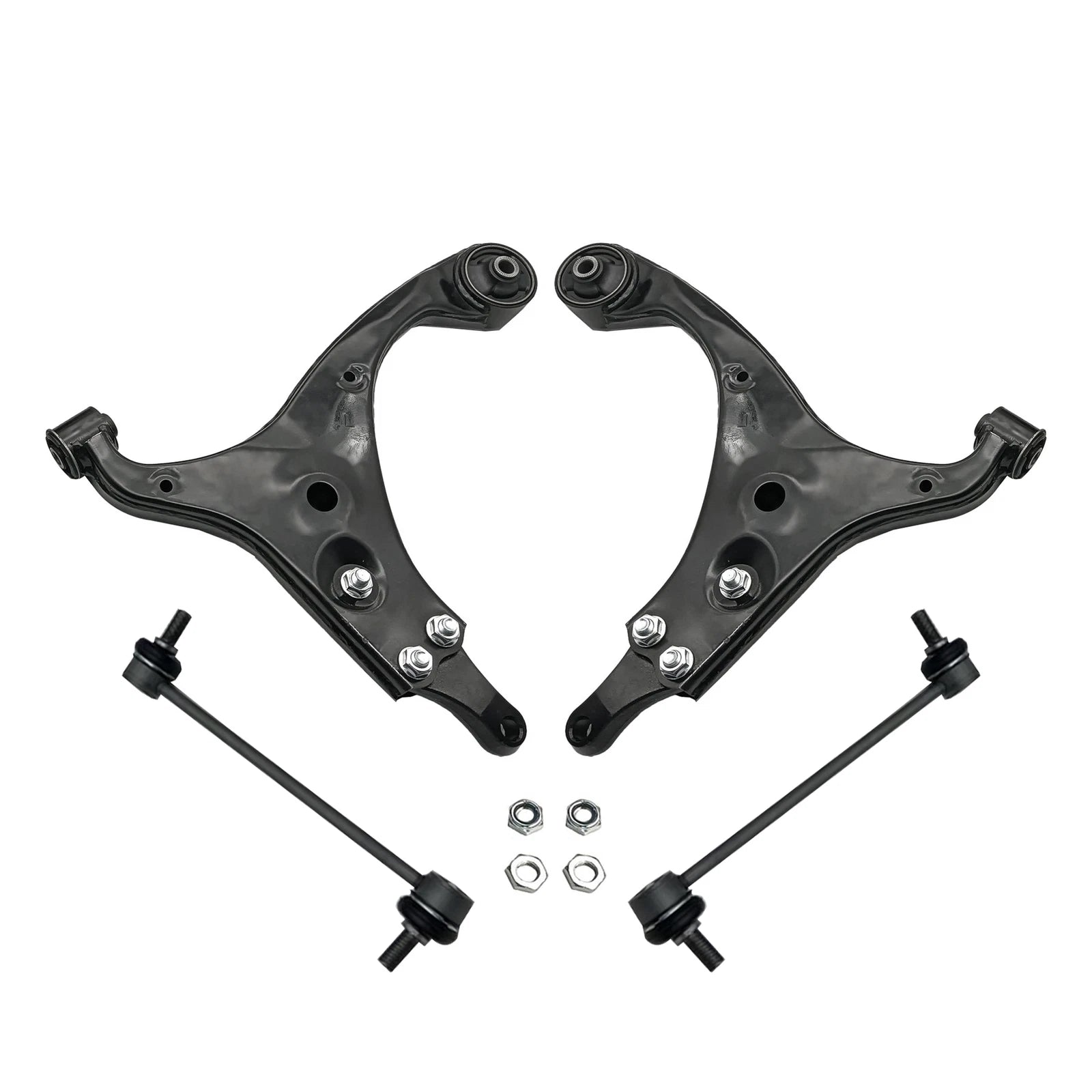 Set of 4 Control Arm Kit Sway Bar Links for Hyundai Elantra (2007–2012)
